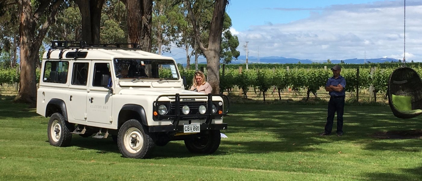Bespoke vineyard tour at Cloudy Bay in Marlborough, New Zealand